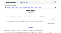 Desktop Screenshot of dajonline.net
